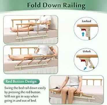 Medicinski nameštaj: Sigurnosna bočna ograda za krevet - Namenjena za sprečavanje padova — 15