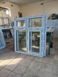 терезе пластик: Новый Двухкамерное Пластиковое окно, Ширина: 120 см, Длина: 140 см