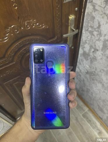 Samsung Galaxy A21S, 64 GB, rəng - Mavi, Barmaq izi lalafo.az -da Samsung Galaxy A21S, 64 GB, rəng - Mavi, Barmaq izi