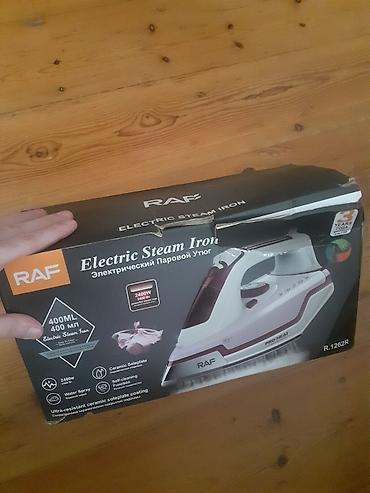 mini utu: RAF Electric Steam Iron – R.1262R - Güc: 2400W, 220V–50Hz - Su çəni — 1