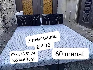 Bağ və bostan üçün digər məhsullar: Təzə çarpayılar. 1 nəfərlik çarpayılar 60manat. 2 nəfərlik taxt — 1