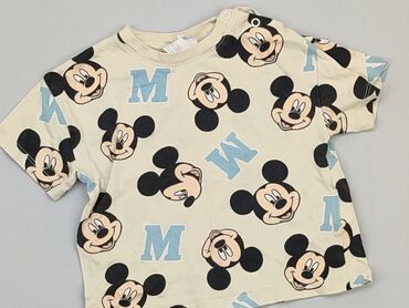 Koszulki i Bluzki: Koszulka, H&M, 9-12 m, stan - Dobry