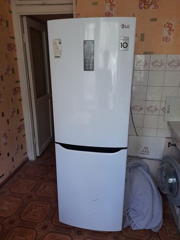 маленький холодильник с морозилкой бу: Муздаткыч LG, Колдонулган, Эки камералуу, No frost, 60 * 173 * 60