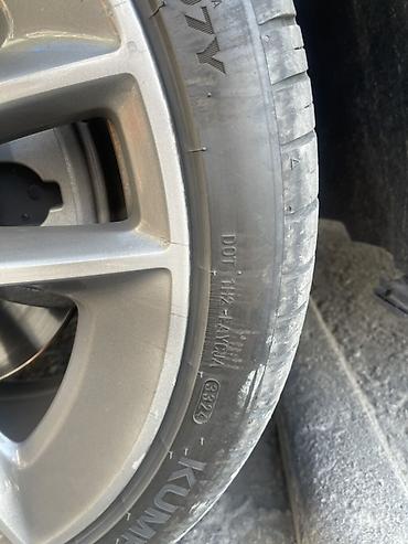 r20 mercedes: Летние шины Kumho Ecsta (Made in Korea), комплект разной ширины на 20" — 3