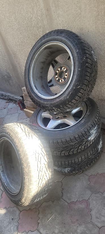 автомобильные сиденья бу: Комплект зимних колес на дисках Mercedes.Я17 состояние отличное — 6