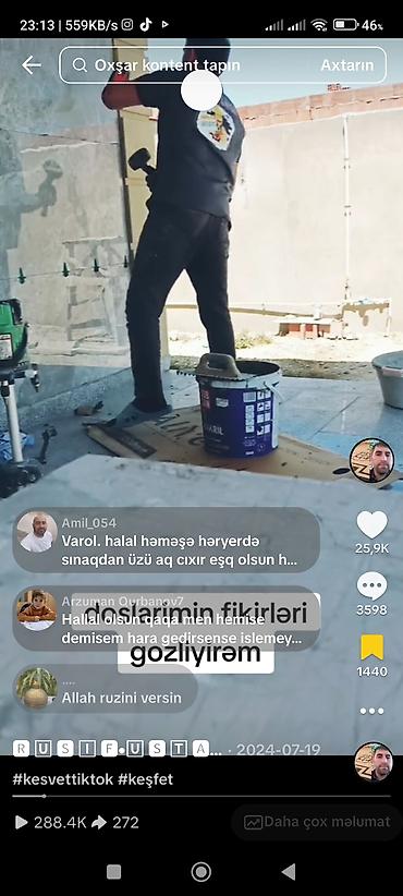 kafel ustası: Kafel kermaqranit isləri gorurəm.20 ilə yaxindi.əlaqə nomrəm0708770507 — 1