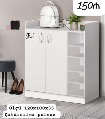 Açılan, 2 qapılı Düz dolab, Ayaqqabı dolabı