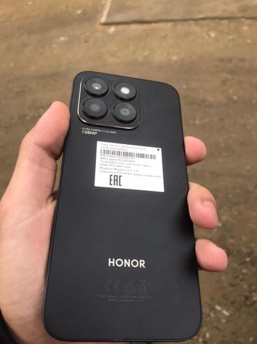 Honor: Honor X8b, 128 ГБ, цвет - Черный, Отпечаток пальца, Две SIM карты, Face ID