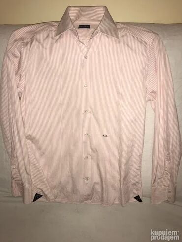 Košulje: Original De Luca sartoria kosulja M Materijal u rangu Canali Brioni na lalafo.rs — 1 Košulje: Original De Luca sartoria kosulja M Materijal u rangu Canali Brioni — 1