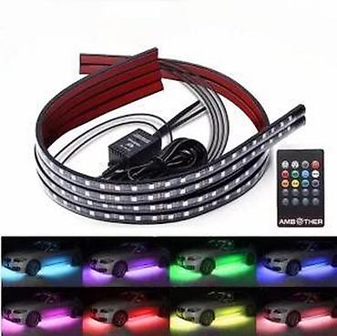 sticha: Led trake RGB podno osvetljenje na daljinski. Četiri trake se — 10