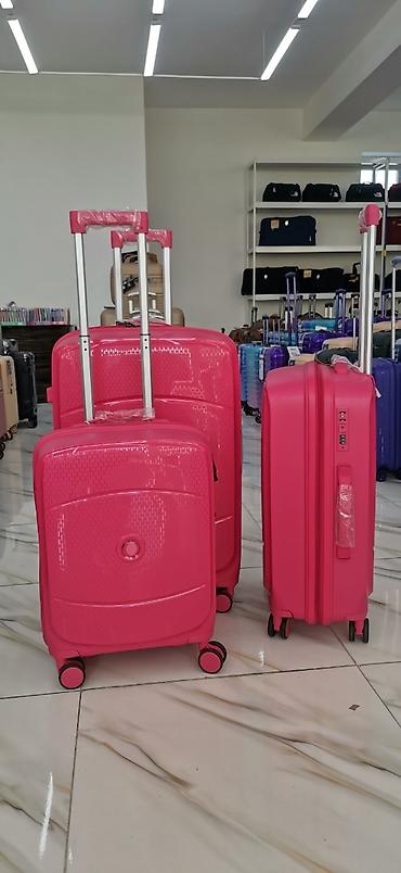 Çamadanlar: Silikon 3lü dəst endirimli çamadanlar Dəst olaraq endirimlə satılır — 7