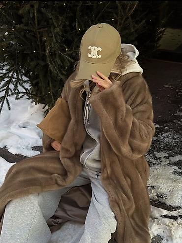 Шубы: Шубы из эконорки — женские длинные модели - Натуральная эко норка — 4