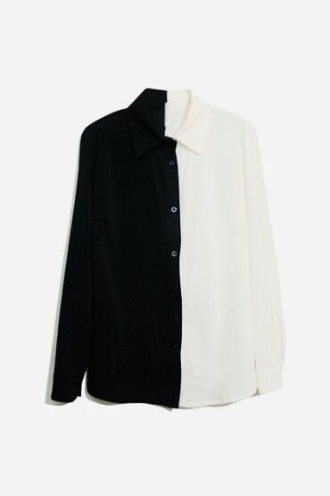 рубашки туники женские: Черно- белая рубашка
