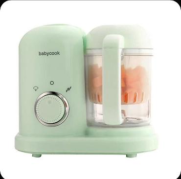 beaba: Пароварка‑блендер для детского питания Babycook, мятный Компактный — 4