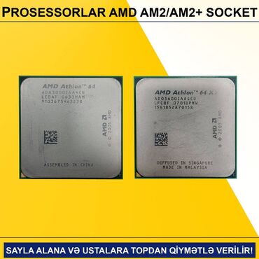 Videokartlar: Prosessor AMD Athlon II X2 Prosessorlar “AMD AM2/AM2+, 2 nüvə, İşlənmiş