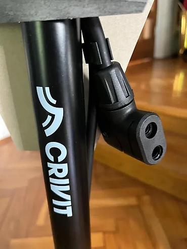 Dodaci za bicikl: CRIVIT XL podna pumpa sa manometrom - Podna biciklistička pumpa sa — 8