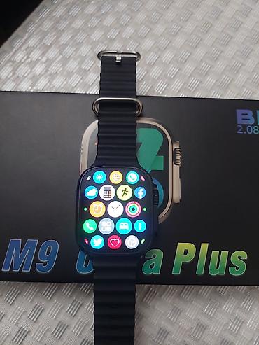 smart saat t800: M9 Ultra Plus ağıllı saat - 2.08" BIG Infinite Display – iri — 5