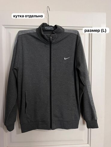 nike ветровка: Эркектердин курткасы, L (EU 40), Nike, Колдонулган, түсү - Боз, Өзү алып кетүү