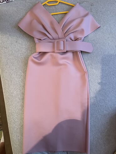 haljina karl lagerfeld: M (EU 38), L (EU 40), color - Pink, Evening, Other sleeves