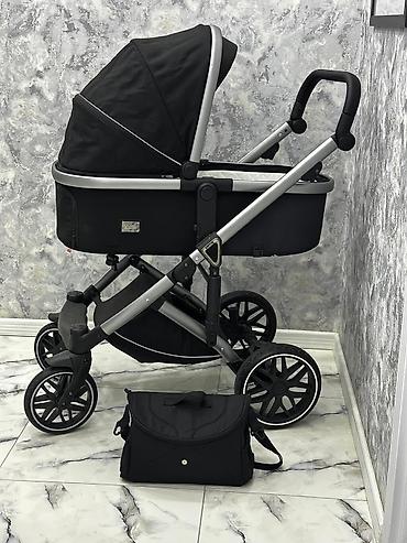 Modullu arabalar: Kidilo uşaq arabası – qara rəng, 2-in-1 sistem Məlumat: - Həm beşik — 1