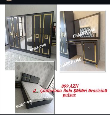 Yataq otağı dəstləri: İkinəfərlik çarpayı, Dolab, Rusiya, Yeni — 21