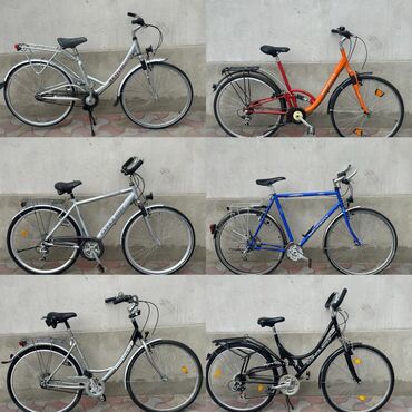 тринажер велосипед: AZ - City bicycle, Башка бренд, Велосипед алкагы XL (180 - 195 см), Алюминий, Германия, Колдонулган