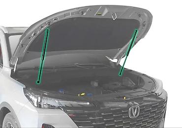 range: Амортизаторы капота Changan, Новый, Оригинал — 1