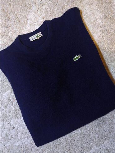 Džemperi: Džemper, Lacoste, bоја - Tamnoplava, Vuna — 5
