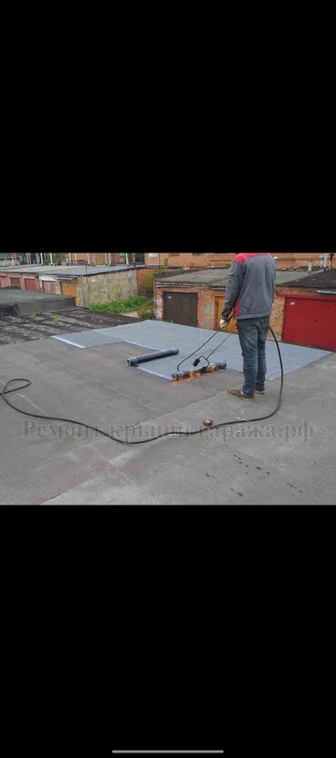 Dam işləri: Bitum əsaslı rulon örtüyü ilə dam izolyasiyası xidməti - Ploski və — 2