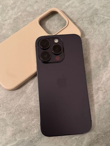 iphone 15 pro 256gb qiymeti: IPhone 14 Pro, 256 GB, Deep Purple, Barmaq izi, Simsiz şarj, Face ID