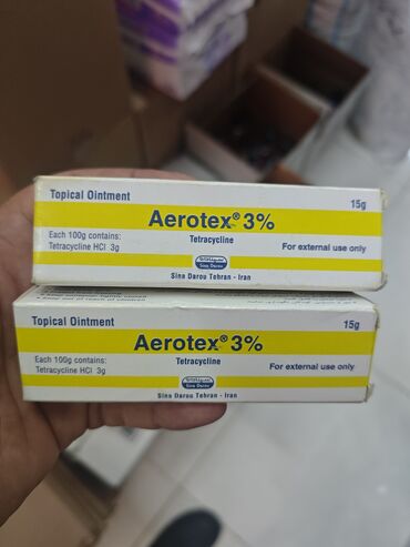 Информатика: Məhsul: Aerotex 3% – Topikal məlhəm Tərkibi: Hər 100 q-da