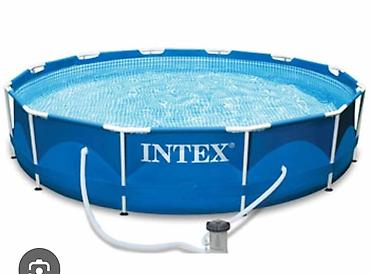 rado jubile: INTEX-ov bazen sa - metalnom konstrukcijom i filter pumpom, prečnik — 1