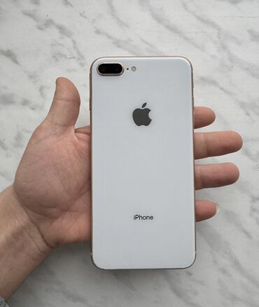 Apple iPhone: IPhone 8 Plus, 256 GB, Ağ, Zəmanət, Simsiz şarj, Barmaq izi