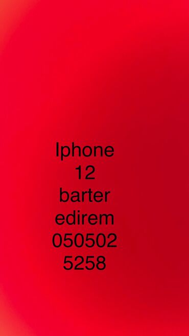 аккумулятор 12: IPhone 12, 64 GB, Face ID, Sənədlərlə