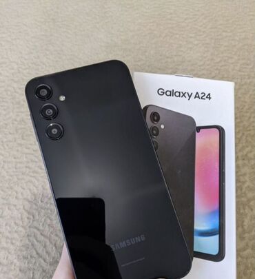 ультрабук самсунг: Samsung Galaxy A24 4G, Б/у, 128 ГБ, цвет - Черный, 2 SIM