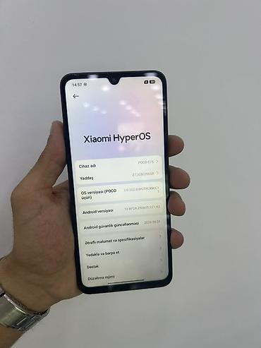 gen: Redmi 14C, 256 GB, rəng - Mavi, Face ID — 7