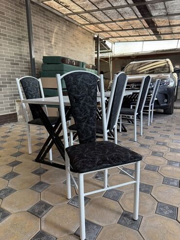 Кухонные столы и стулья: Кухонный стол и стул, цвет - Серый — 43