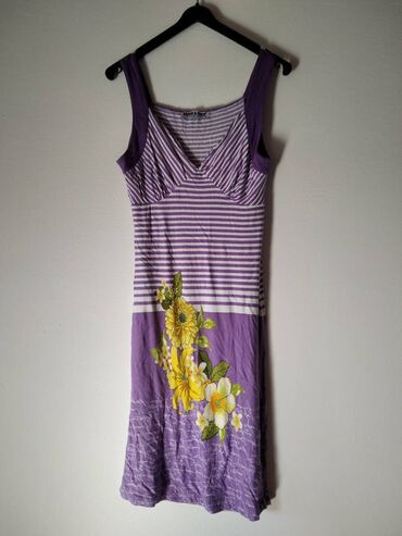 dugacke haljine svecane: S (EU 36), color - Purple, Short sleeves