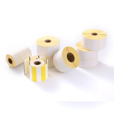 Канцтовары: АКЦИЯ!!! Термоэтикетки 30х20х40 1600 шт наклеек в рулоне, тройной — 7