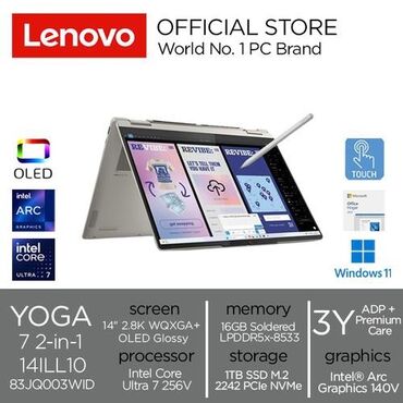intel core i3: Новый Lenovo Yoga, 14 ", Intel Core i7, 1 ТБ