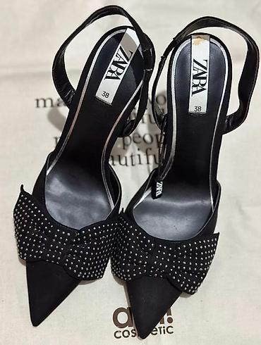 original: Туфли, 38, 37.5, Zara, Новый, цвет - Черный, Самовывоз, Платная доставка — 2