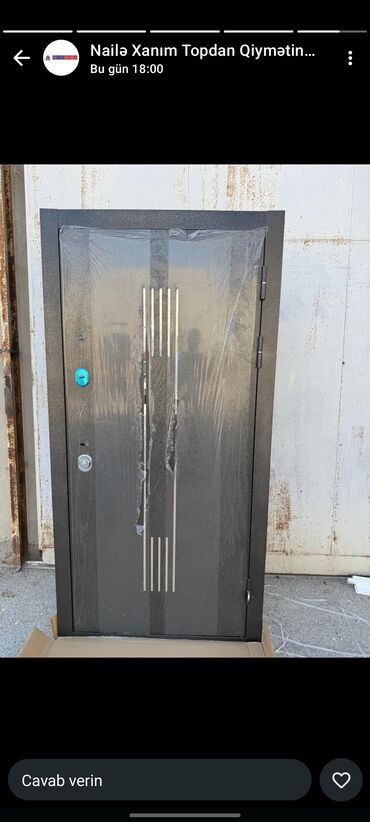 Giriş qapıları: Mənzil üçün Yeni Giriş qapısı Çərçivə ilə, Zəmanətli, Ödənişli çatdırılma, Rayonlara çatdırılma, Pulsuz çatdırılma — 12