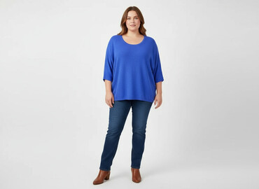 tunika plus size: Women`s sweater, size 8XL