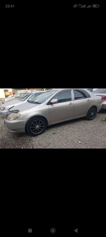 кия жып: Toyota Corolla: 2001 г., Седан