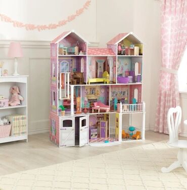 кукольный домик: Игрушечный домик для девочки привезенный из Европы . Экологически