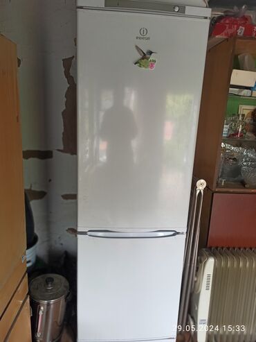 самодельный холодильник: Муздаткыч Indesit, Колдонулган, Эки камералуу, 100 * 210 * 50