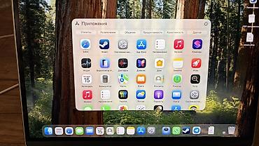 laptop ucuz: Zərif səma mavisi rəngi ilə diqqət çəkən, əla vəziyyətdə MacBook Air — 7