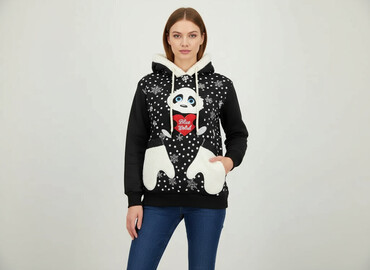 sweter z liskiem: Bluza damska
, rozmiar M
