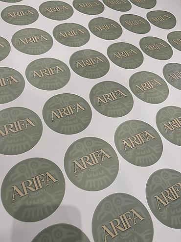 buklet capı: Brend və tədbirlər üçün fərdi stiker/etiket çapı 150 ədəd 5x5 sm - 9 — 6