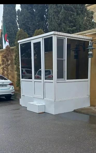 Butkalar, köşklar: Mühafizə BUTKASI. AĞ. QARA. ANTRASİT GREY. ŞÜŞƏLİ. PLASTİK — 29